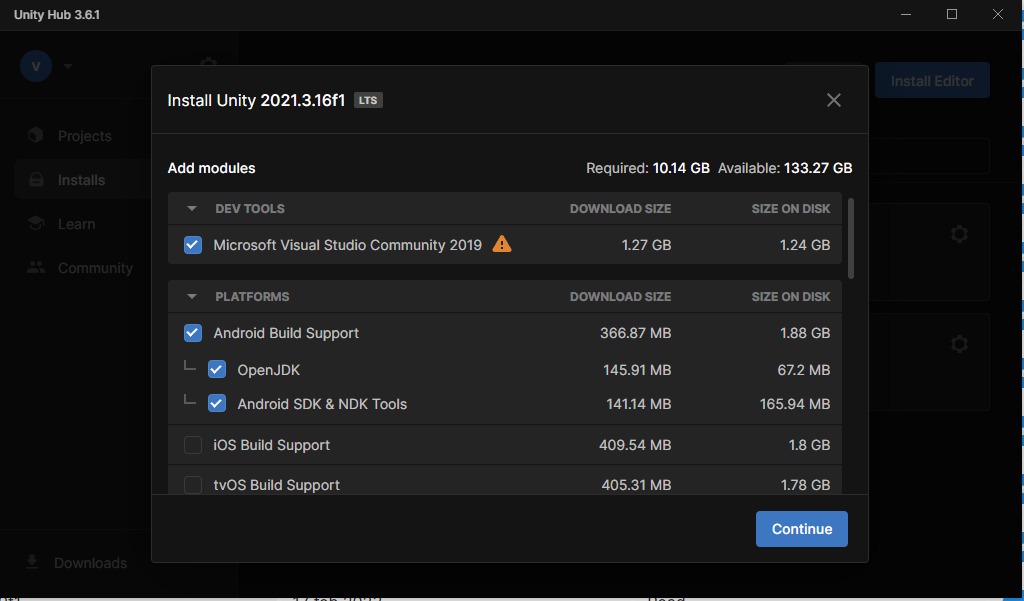 Instalaci n de unity hub y editor