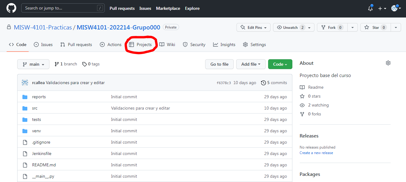 Tutorial: Tableros de proyecto en GitHub