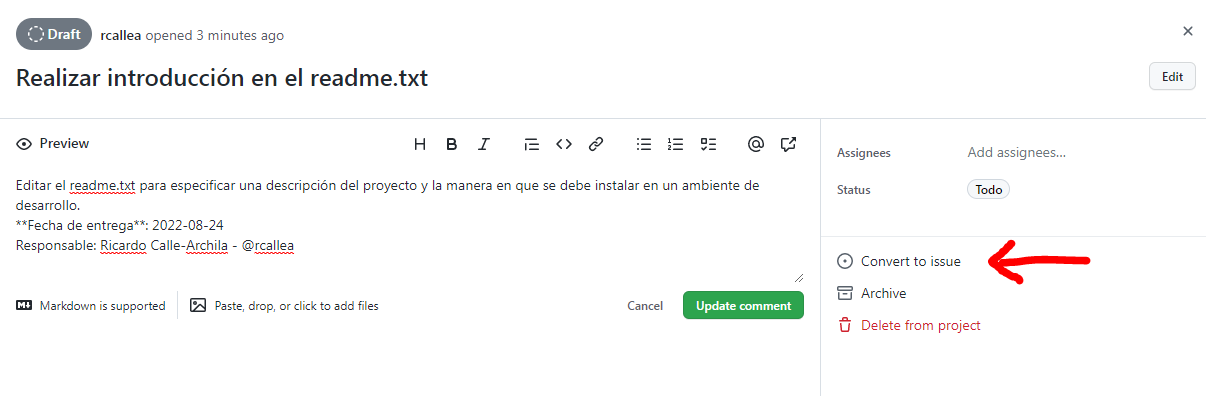 Tutorial: Tableros de proyecto en GitHub